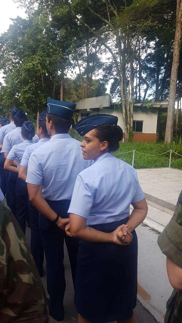 Deb in Air Force uniform